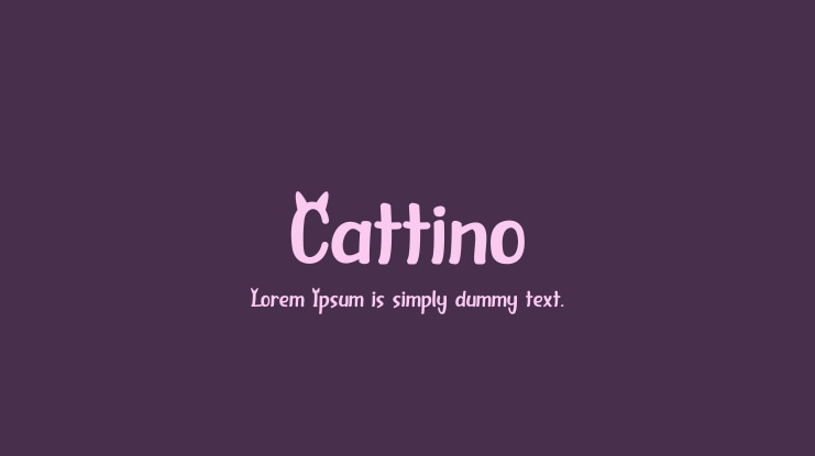 Cattino Font