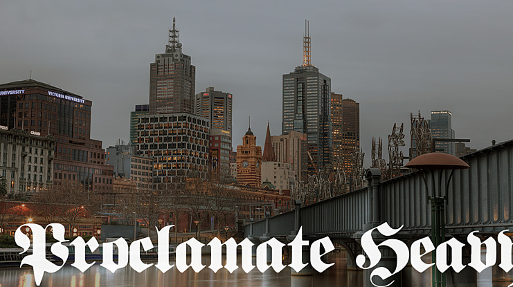 Proclamate Light Font Family