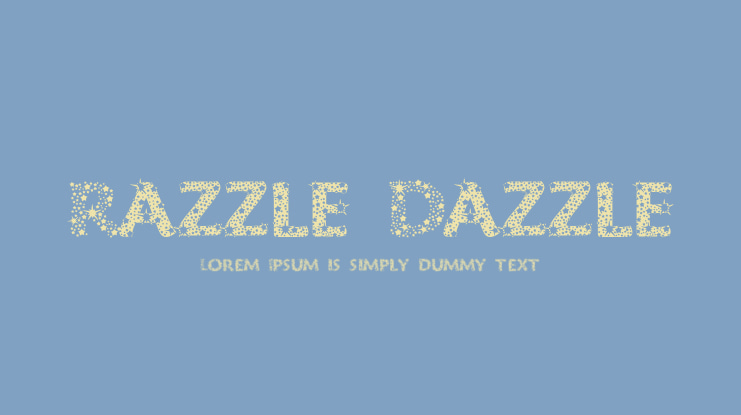 Razzle Dazzle Font