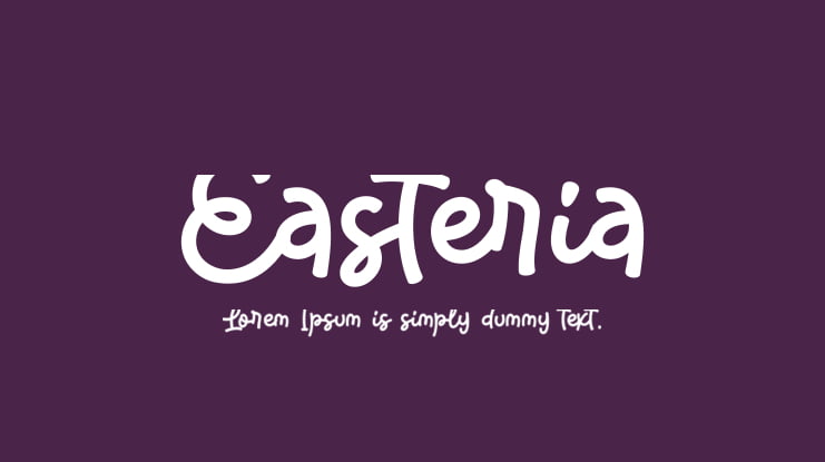 Easteria Font