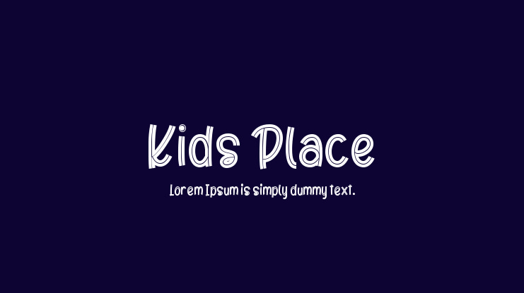 Kids Place Font