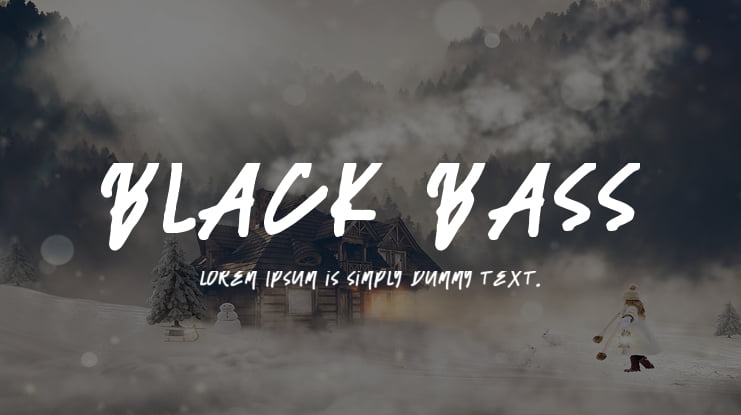 Black Bass Font
