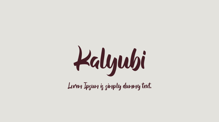 Kalyubi Font