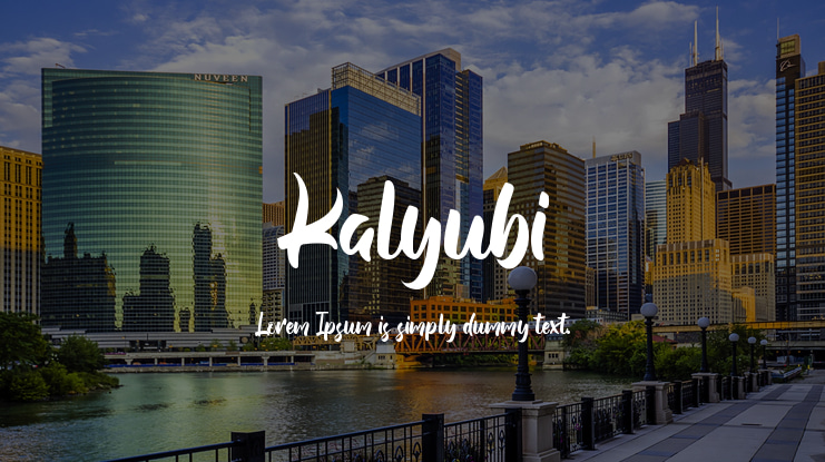 Kalyubi Font