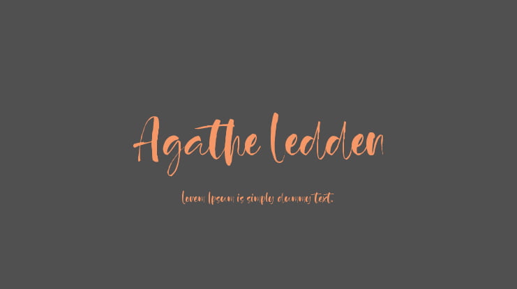 Agathe Ledden Font