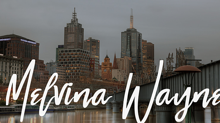 Melvina Wayne Font