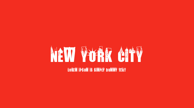 New York City Font