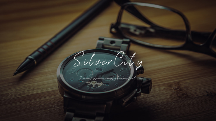 Silver City Font