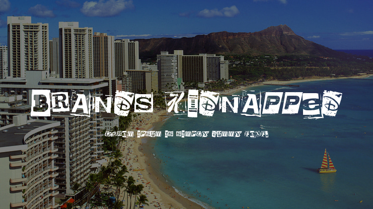 Brands Kidnapped Font