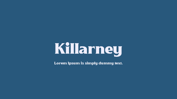 Killarney Font