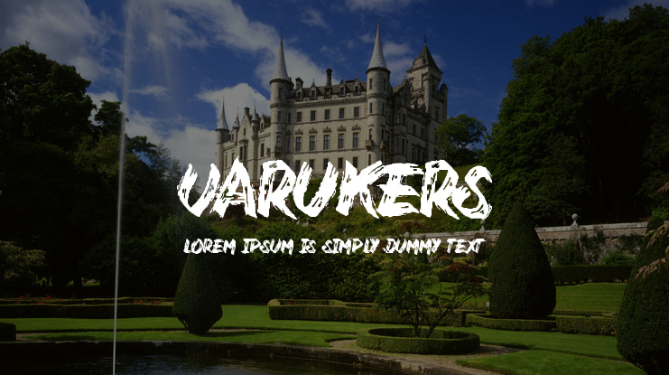 Varukers Font