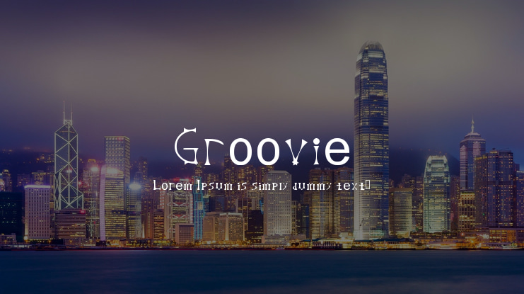 Groovie Font