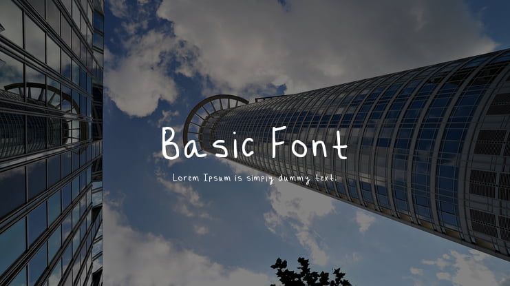 Basic Font