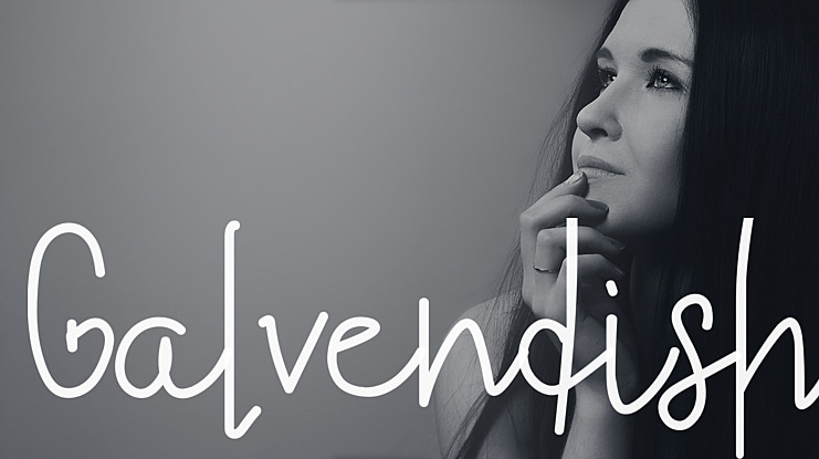 Galvendish Font