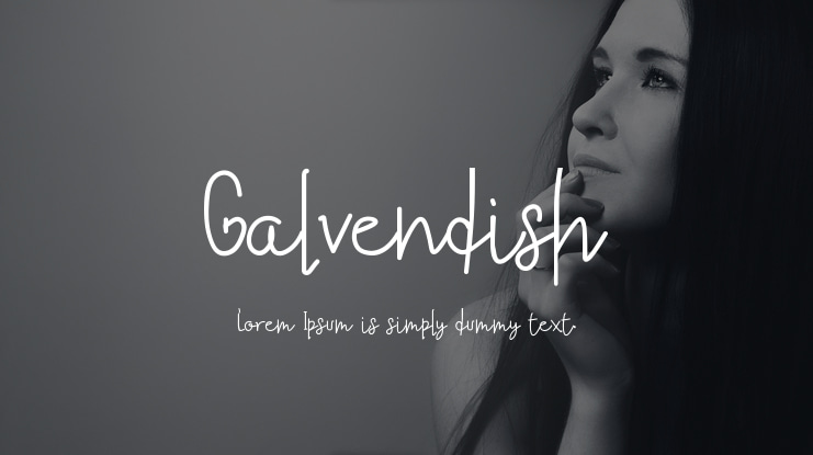 Galvendish Font