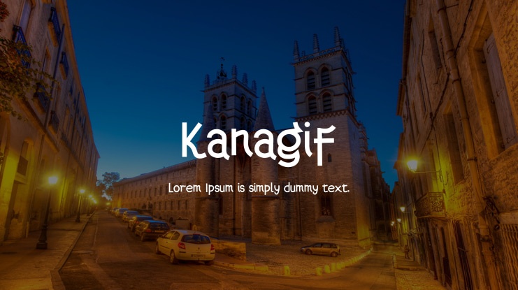 Kanagif Font
