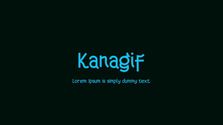 Kanagif Font
