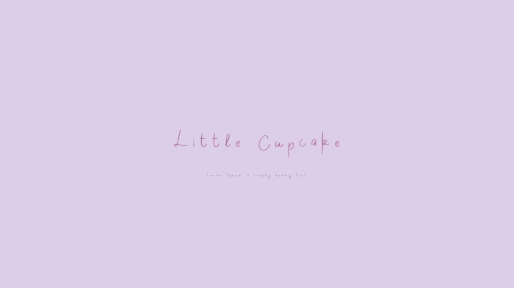 Little Cupcake Font