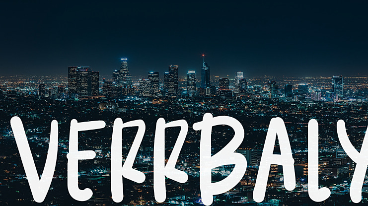 VERRBALY Font Family