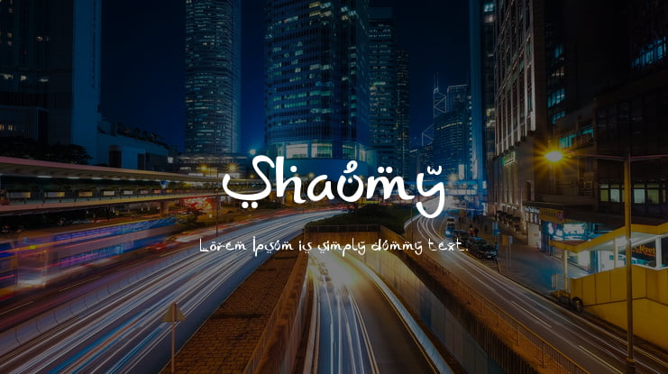 Shaumy Font