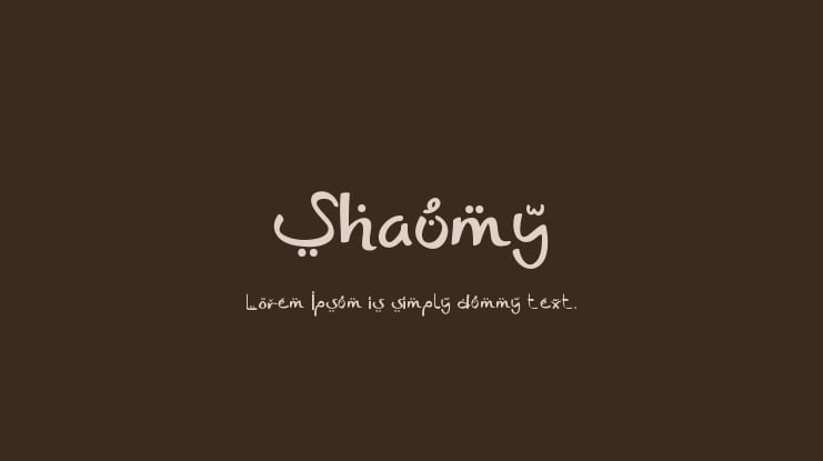 Download Free Shaumy Font Download Free For Desktop Webfont Fonts Typography