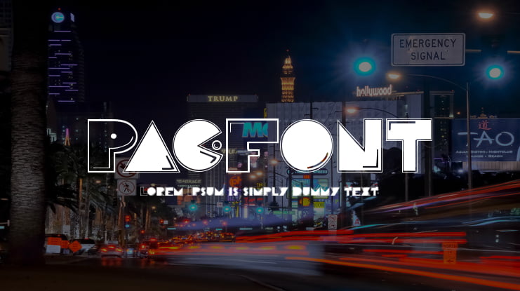 Pac-Font