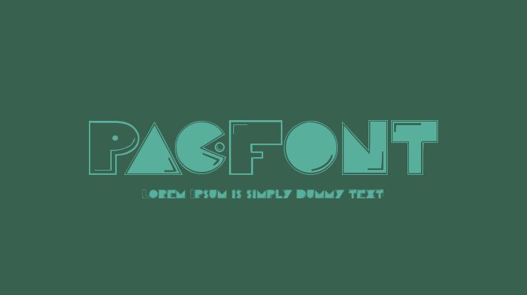 Pac-Font