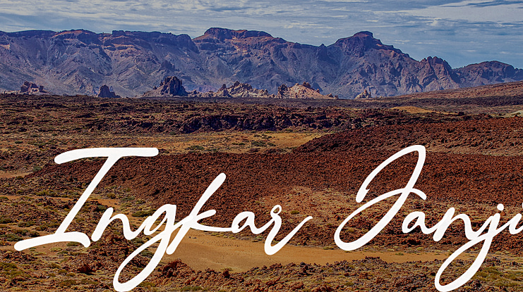 Ingkar Janji Font