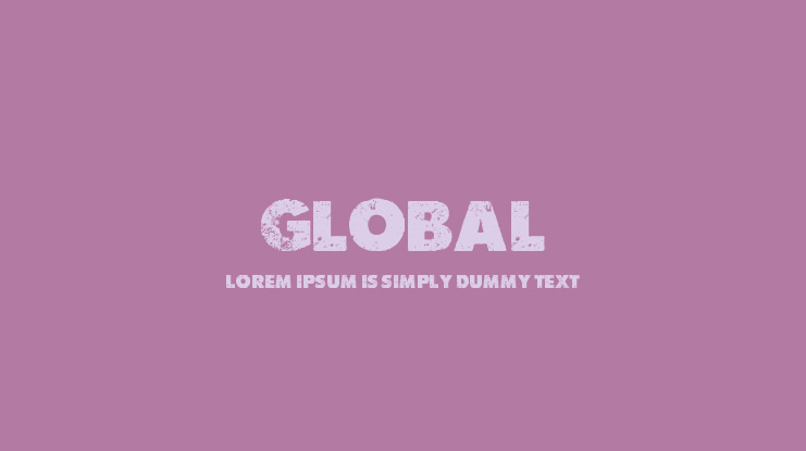 GLOBAL Font