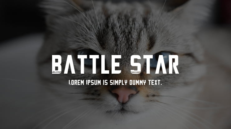 Battle Star Font Family
