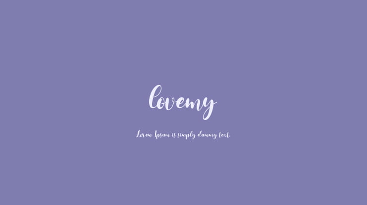 lovemy Font