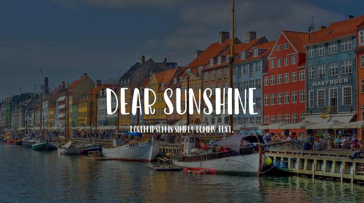 Dear Sunshine Font
