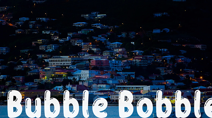 Bubble Bobble Font