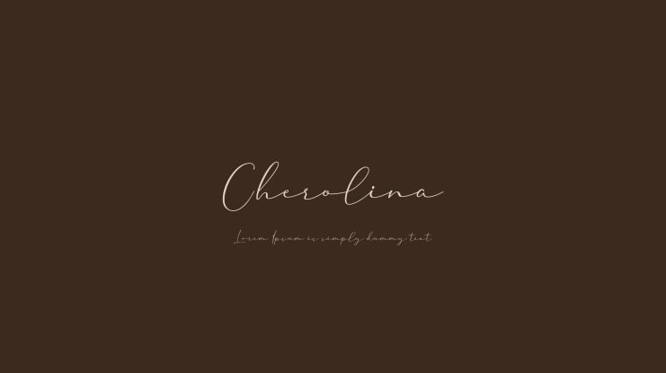 Cherolina Font