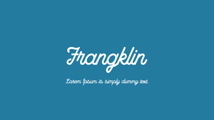 Frangklin Font