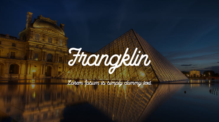 Frangklin Font