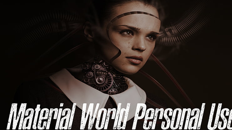 Material World Personal Use Font