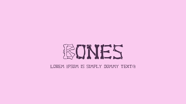 Bones Font