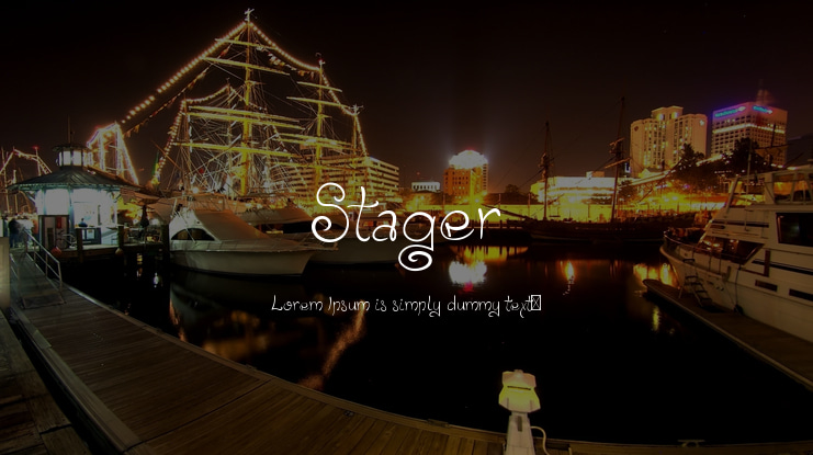 Stager Font