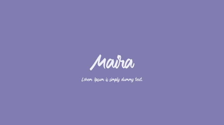 Maira Font