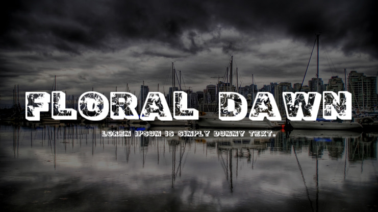 Floral Dawn Font