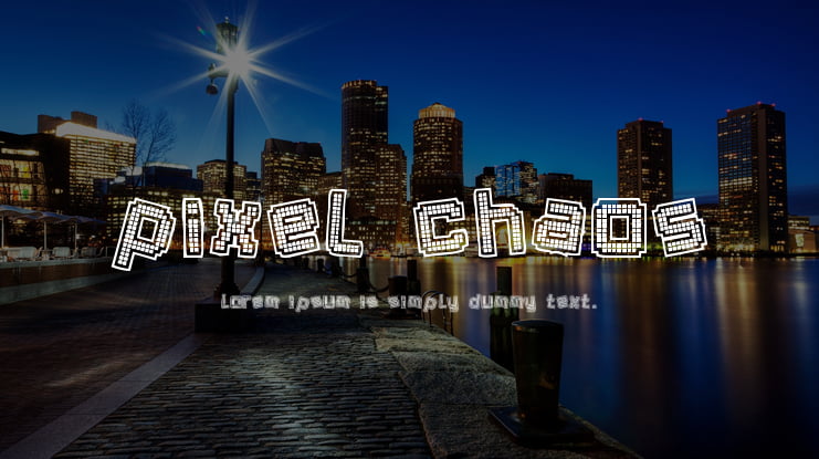 Pixel Chaos Font
