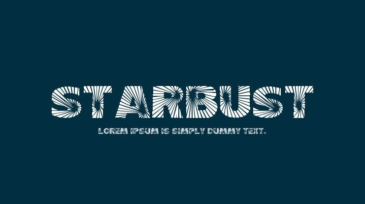 Starbust Font
