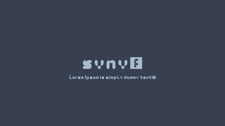 syny! Font
