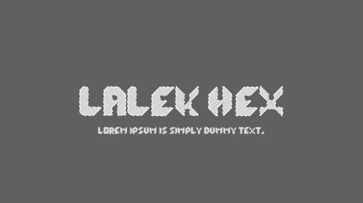 lalek hex Font