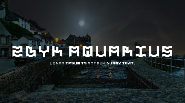 Zdyk Aquarius Font