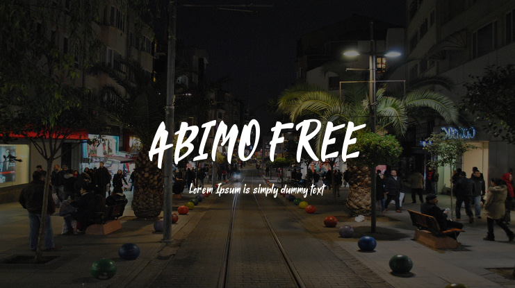 ABIMO FREE Font