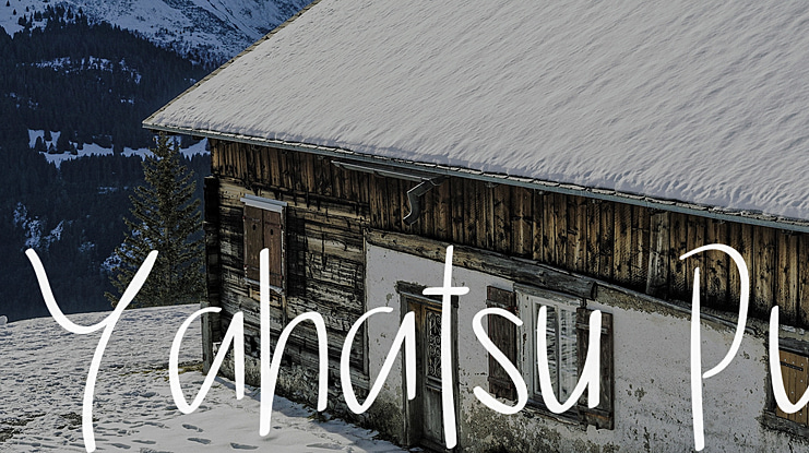 Yahatsu Pu Font
