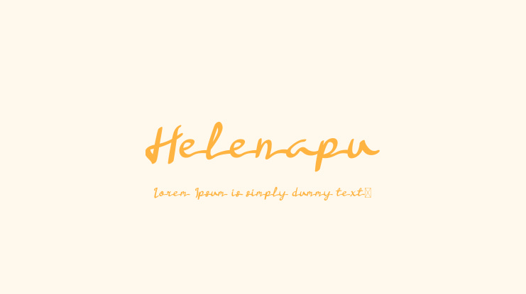 Helenapu Font