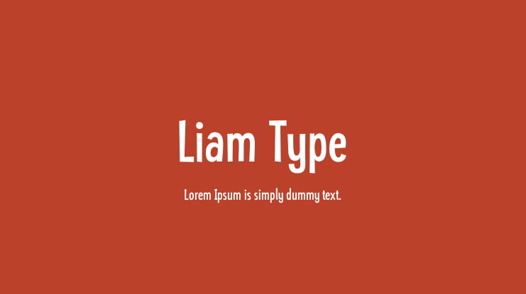 Liam Type Font